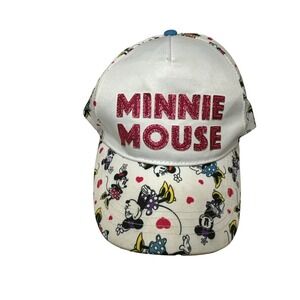 Disney Parks Walt Disney World Minnie Mouse Snapback Cap Youth 54-57CM